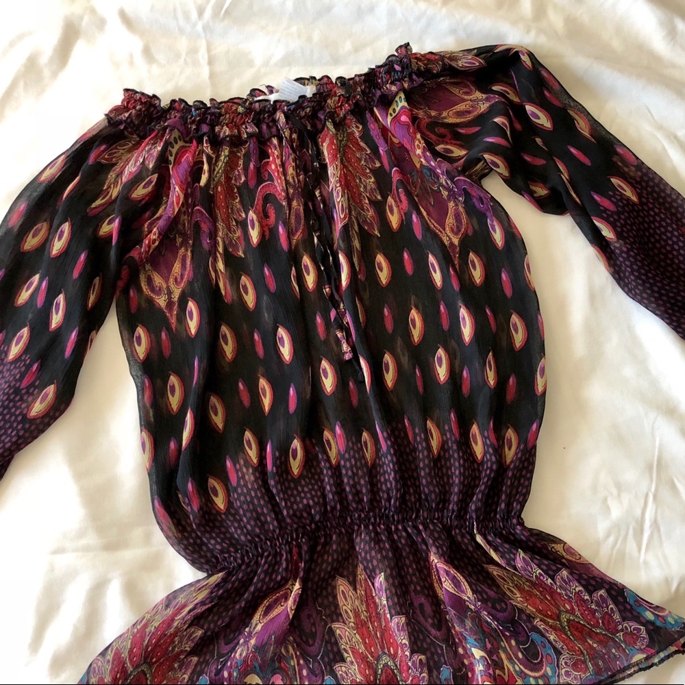 Off the shoulder boho blouse